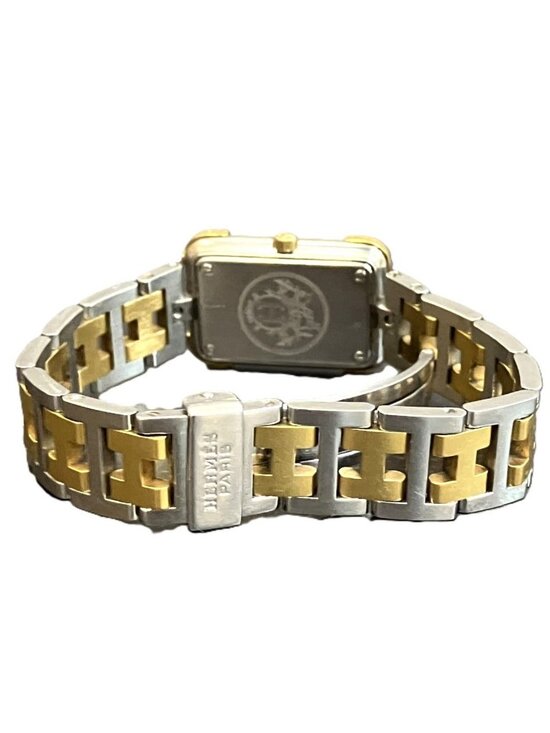 Hermes Croajour Watch SS Quartz Gold Dial main image 5